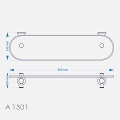 Duxxa A.1301.E Art Deluxe Antik Sarı Etajer