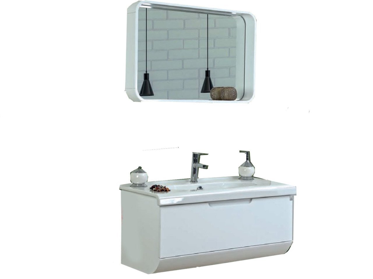 Fym Bellini 100 cm Banyo Dolabı