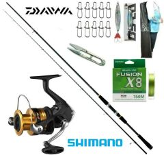 Shimano FX 4000 Daiwa New Legalis Seabass 270cm 10-35gr Spin Olta Seti