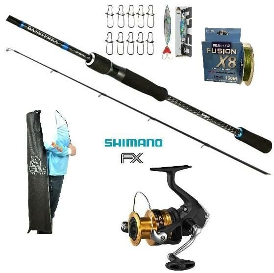 Shimano FX4000 Bassterra Seabass 274 cm 7-30gr Spin Olta takımı seti