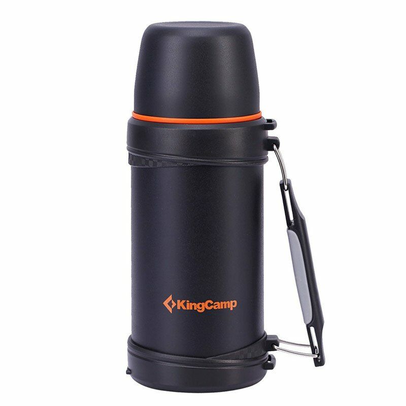 KINGCAMP 750 ML VACUUM SIYAH TERMOS