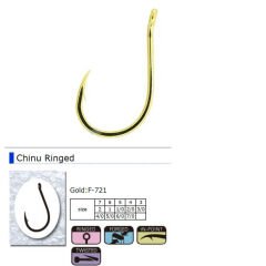 Sasame F-721 Chinu Ringed İğne (Gold)