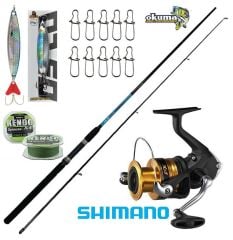 Shimano FX 4000 Okuma G-Power 240 Cm 15-40 Gr Spin Olta Seti