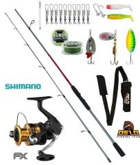 Shimano FX C3000 Oslo Big Bass 240cm 10-40gr Turna Spin Olta Seti