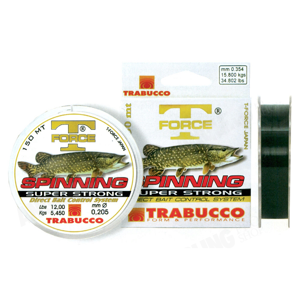 Trabucco T-Force Spinning Pike Serisi 150m Monofilament Misina