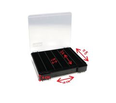 Fujin Tackle Box 125DS Çift Taraflı Slim Maket Balık Kutusu