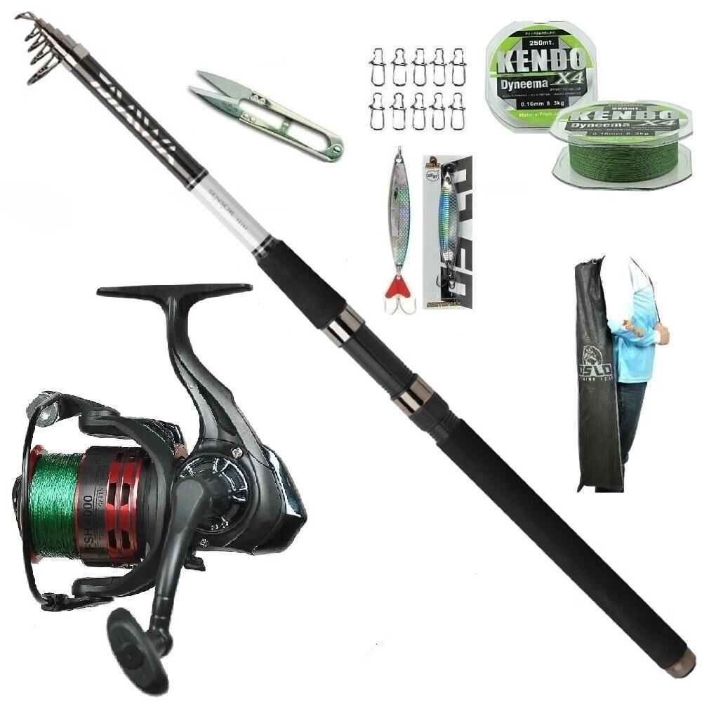 Daiwa Sensor 270cm 15-50 gr Oslo 4000 Tele Spin Olta Takımı Seti