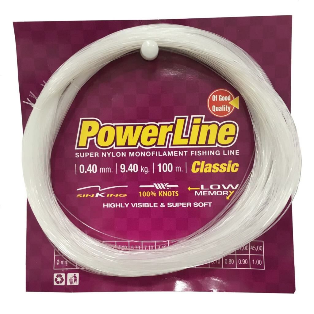 Powerline Classıc 100 mt Poşet Misina Beyaz