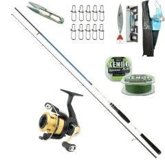 Daiwa RS 4000 Daiwa New Spitfire 270cm 10-35gr Spin Olta Takımı Seti