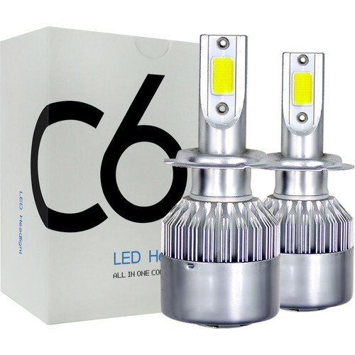 Genel C6 H7 Led Xenon Ampul 6000K Beyaz/12V/26W/3800 Lümen