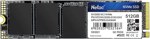 Netac NV2000 NT01NV2000-512-E4X PCI-Express 3.0 512 GB M.2 SSD
