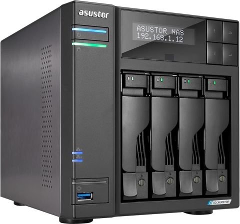 Asustor Lockerstor 2 AS6602T 2 Yuvalı 36 TB NAS Depolama Ünitesi