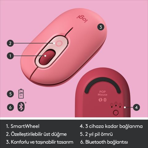 Logitech Pop Mouse Heartbreaker