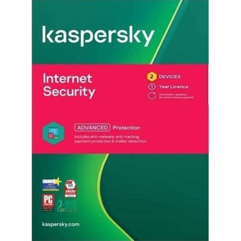 Kaspersky İnternet Security 2 Kullanıcı 1 Yıl Antivirüs Programları