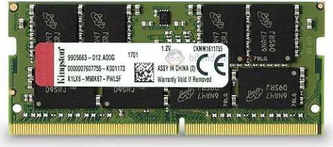 Kingston 16 GB 2400 MHz DDR4 CL17 SODIMM KCP424SD8/16 Ram
