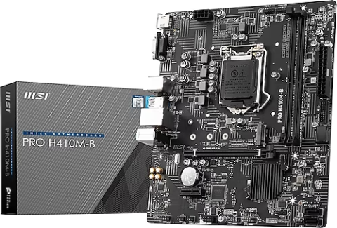 MSI Pro H410M-B Intel LGA1200 DDR4 Micro ATX Anakart