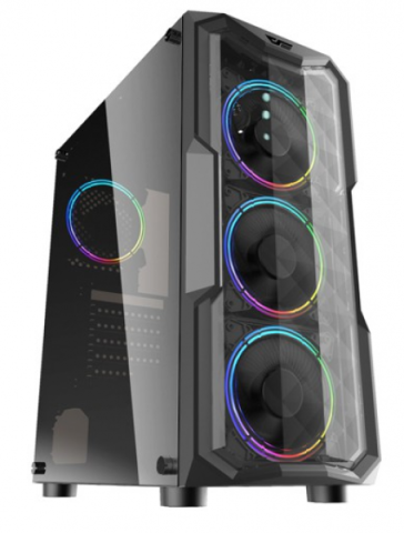 DarkFlash Aquarius-Mesh 650W 80+RGB Mid Tower Kasa