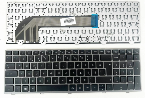 HP ProBook 4540s 4545s 4740s 4745s Klavye Tuş Takımı çerçeveli Klavye TuşTakımı Q-Türkçe