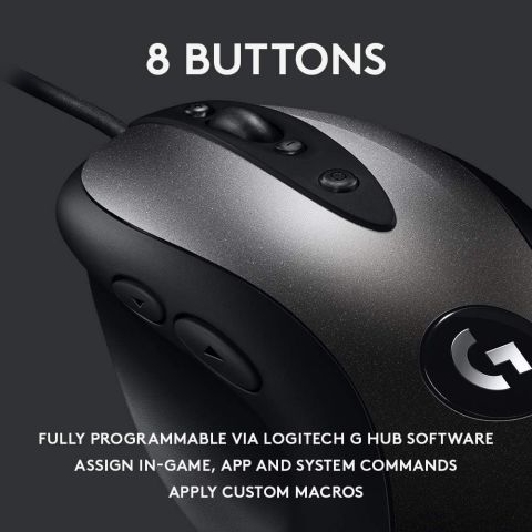 Logitech MX518 Gaming Mouse USB Siyah 910-005545