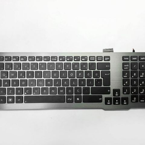 Asus G75, G75V, G75V G75VM, G75VW, G75VX V126262CK2, 0KNB0-9414FR00 KLavye Işıklı Orjınal Tuş Takımı
