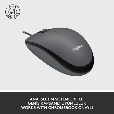 Logitech M100 Mouse Usb Siyah