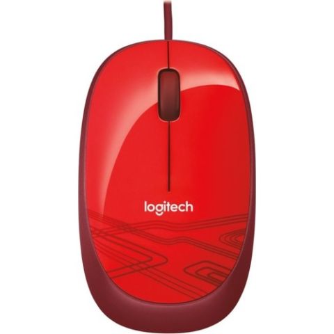 Logitech Logitech M105 Kablolu Optik Mouse kırmızı