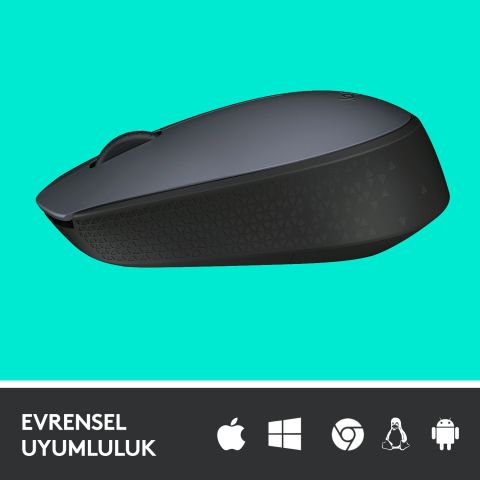 Logitech M170 Kablosuz Mouse 910-004642 GümüşSiyah