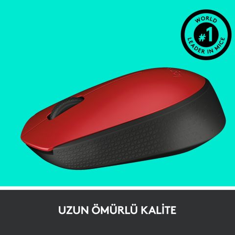Logitech M171 Kablosuz Mouse Kırmızı 910-004641