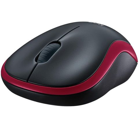 Logitech M185 Kablosuz Mouse Kırmızı 910-002237