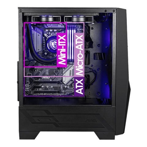 MSI MAG FORGE 100M RGB Led Fanlı ATX Oyuncu Kasası