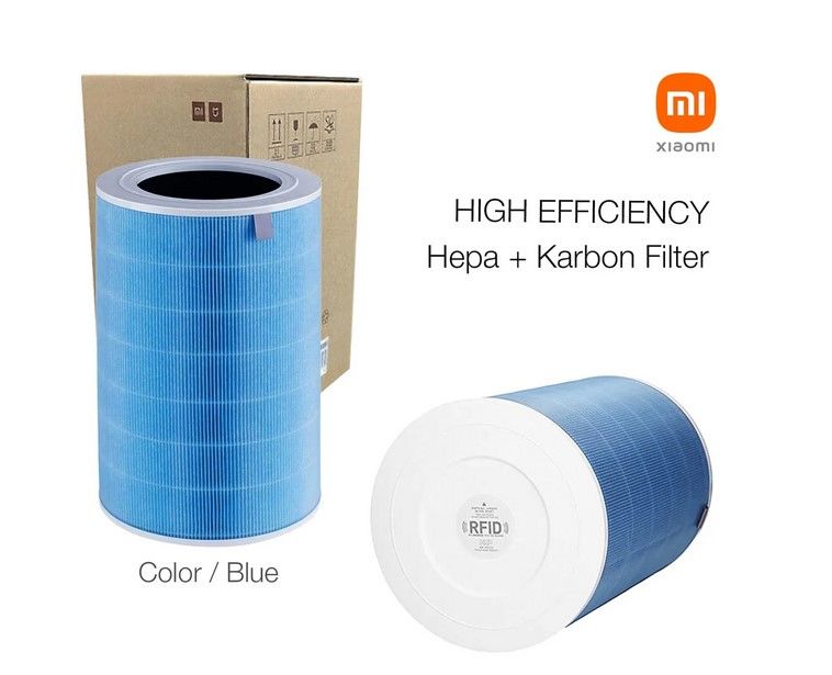 Xiaomi Air Purifier Pro H Hava Temizleyici Uyumlu Çipli Hepa Filtre Mavi