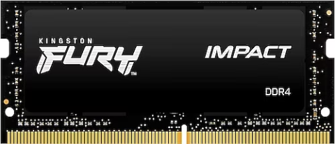 Kingston Fury Impact 8 GB 3200 MHz DDR4 CL20 SODIMM KF432S20IB/8 Ram