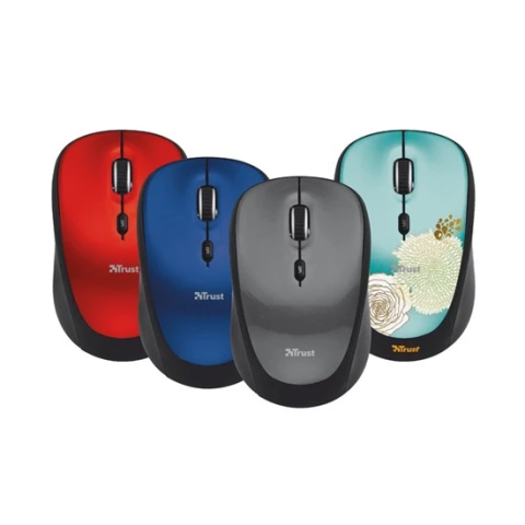 Trust 19522 Yvi Comfortable Kırmızı Optik Wireless Mouse