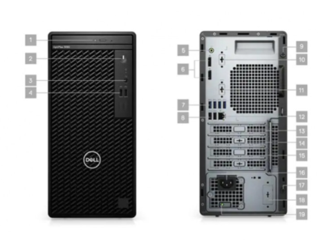 Dell Optiplex 3090MT Intel Core i5 10505 8GB 256GB SSD Ubuntu Masaüstü Bilgisayar N011O3090MTAC01