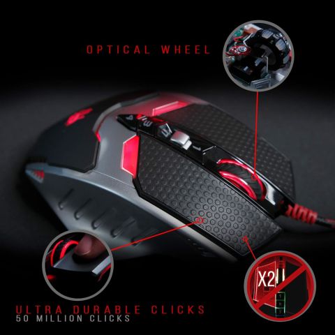 Bloody TL80 Terminatör Lazer USB 8.200CPI 0.2 ms 9 Tuş Kablolu