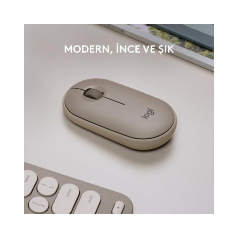 Logitech M350 Pebble Sessiz Kablosuz Kompakt Mouse