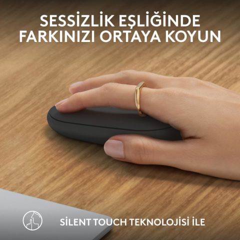 Logitech Pebble M350 Sessiz Optik Kablosuz Mouse
