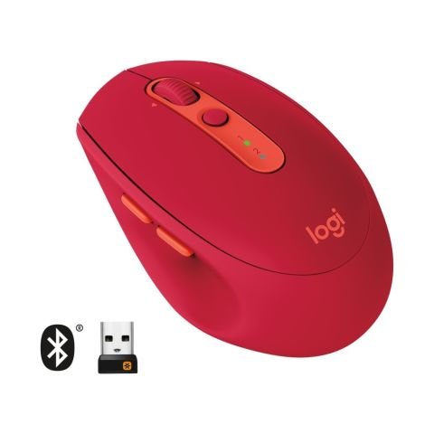 Logitech M590 910-005199 Kırmızı Sessiz Optik Kablosuz Mouse