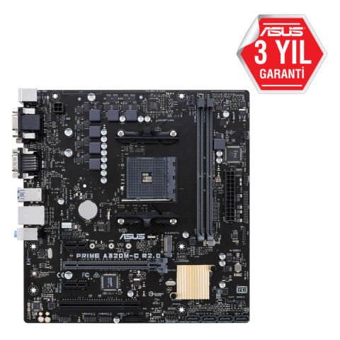 Asus Prime A320M-C R2.0 AMD AM4 DDR4 Micro ATX Anakart