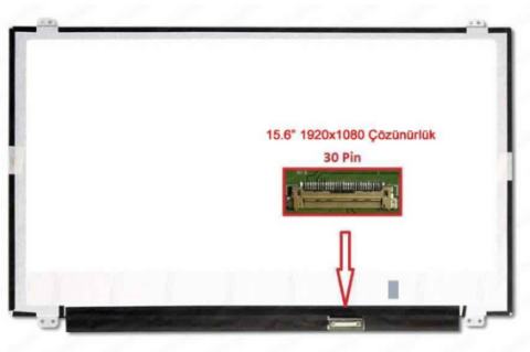 15.6 Slim Led 30 Pin Full HD 1920x1080 B156HTN03.0 LCD Ekran