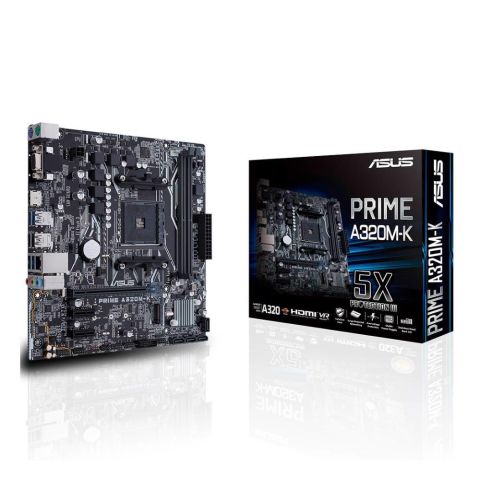 Asus Prime A320M-K AMD AM4 DDR4 Micro ATX Anakart