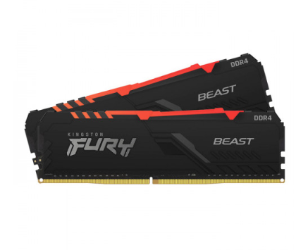 Kingston Fury Beast RGB 16 GB 3200 MHz DDR4 CL16 KF432C16BB1A/16 Ram