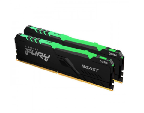 Kingston Fury Beast RGB 16 GB 3200 MHz DDR4 CL16 KF432C16BB1A/16 Ram
