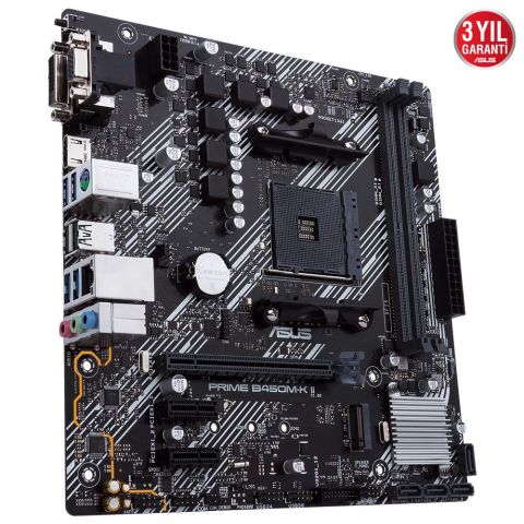 Asus Prime B450M-K II AMD AM4 DDR4 Micro ATX Anakart