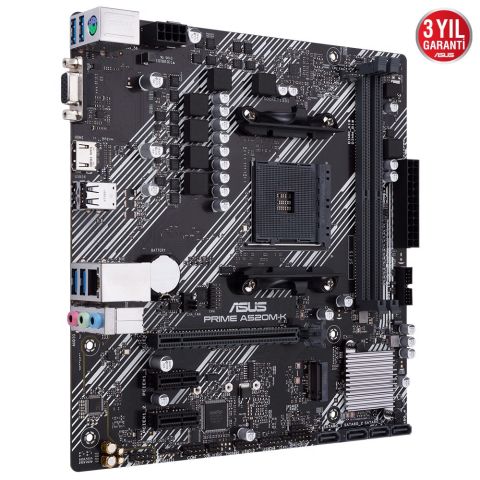 Asus Prime A520M-K AMD AM4 DDR4 Micro ATX Anakart