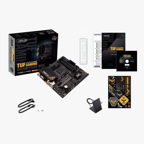 Asus Tuf Gaming A520M-PLUS Wi-Fi AMD AM4 DDR4 Micro ATX Anakart