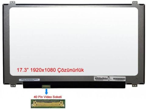 17.3'' 40Pin 144Hz FHD Ultra Slim (1920x1080) Slim Led NV173FHM-N44 V3.1, Lcd Panel Ekran