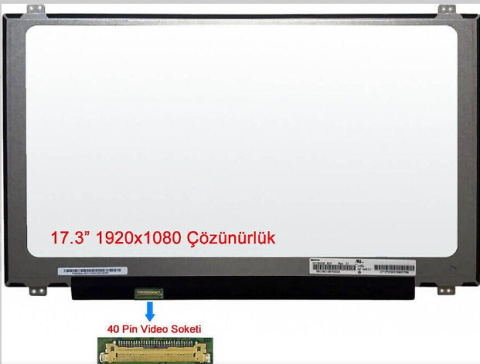 17.3'' 40pin Slim Led B173HAN01.1 N173HHE-G32 REV.C3 FHD (1920x1080) lcd ekran panel