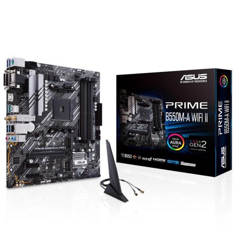Asus Prime B550M-A Wi-Fi II AMD AM4 DDR4 Micro ATX Anakart