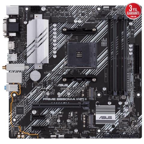 Asus Prime B550M-A Wi-Fi II AMD AM4 DDR4 Micro ATX Anakart